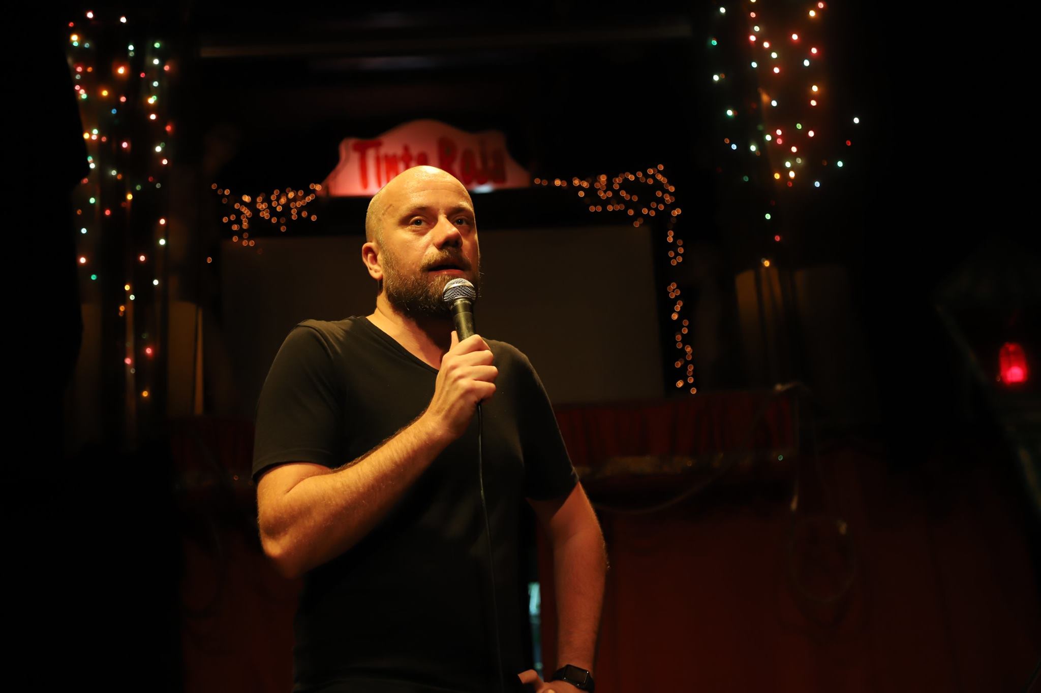 Fedor before a show in Patan, Nepal