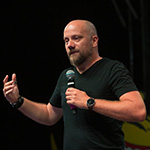 Fedor before a show in Kathmandu, Nepal